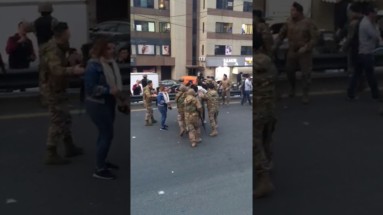 مواجهات مع الجيش في جونية