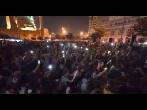 الثوار في وسط بيروت - ساحة الشهداء