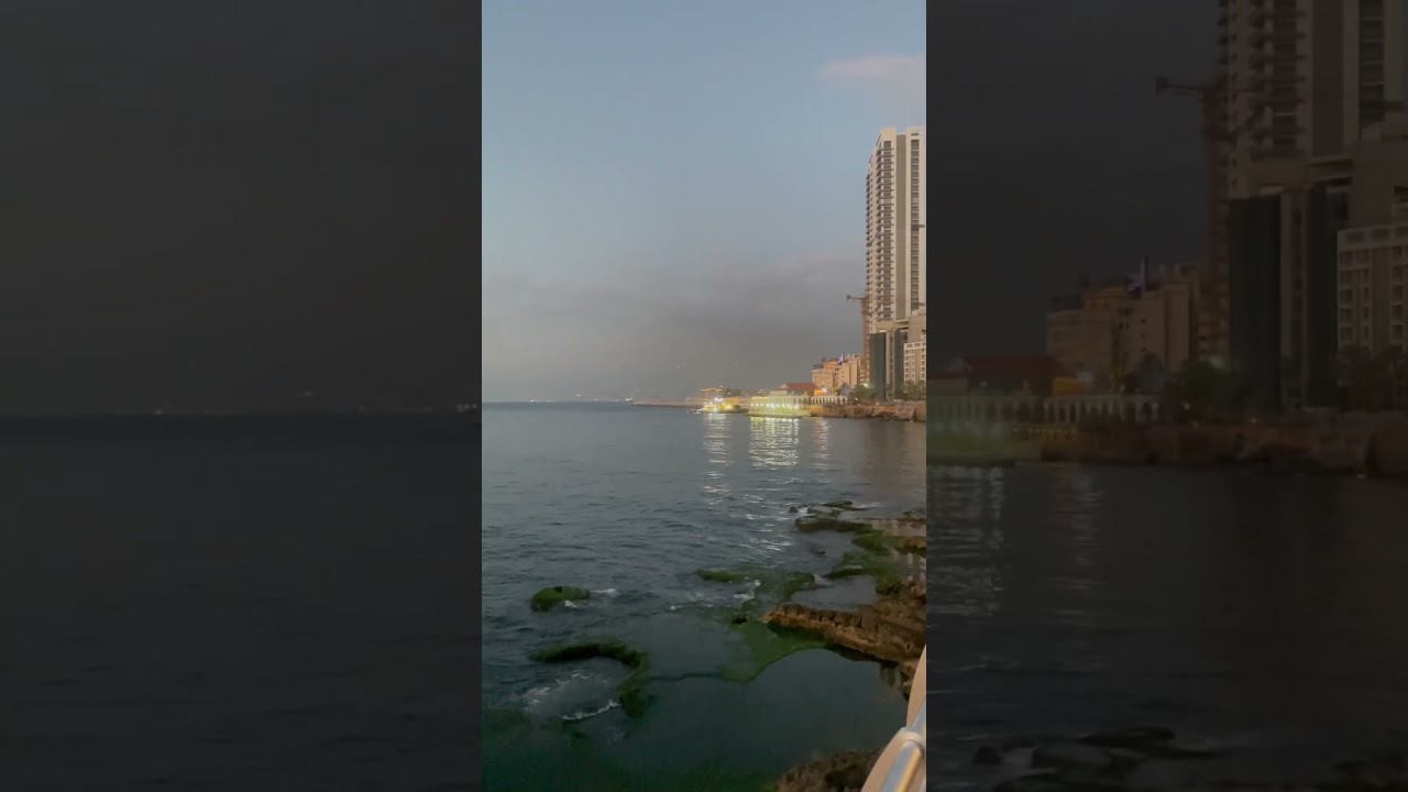 العشق بيروت 🤍🇱🇧   #beirut  #love #sea