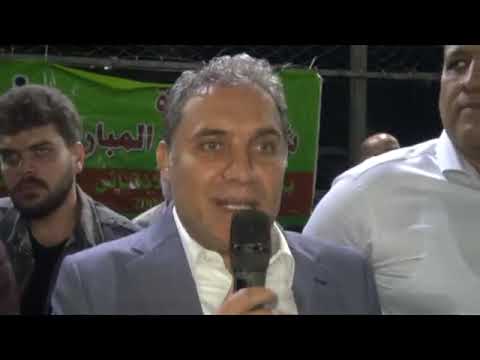 علي عبد الرحمن الايوبي المرشح عن المقعد السني في طرابلس يرعى اختتام دورة ال"ميني فوتبول"
