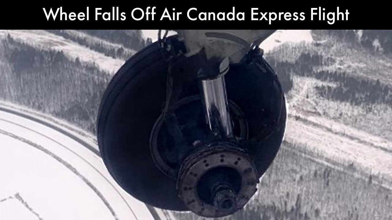 Wheel Falls Off Air Canada Express Flight