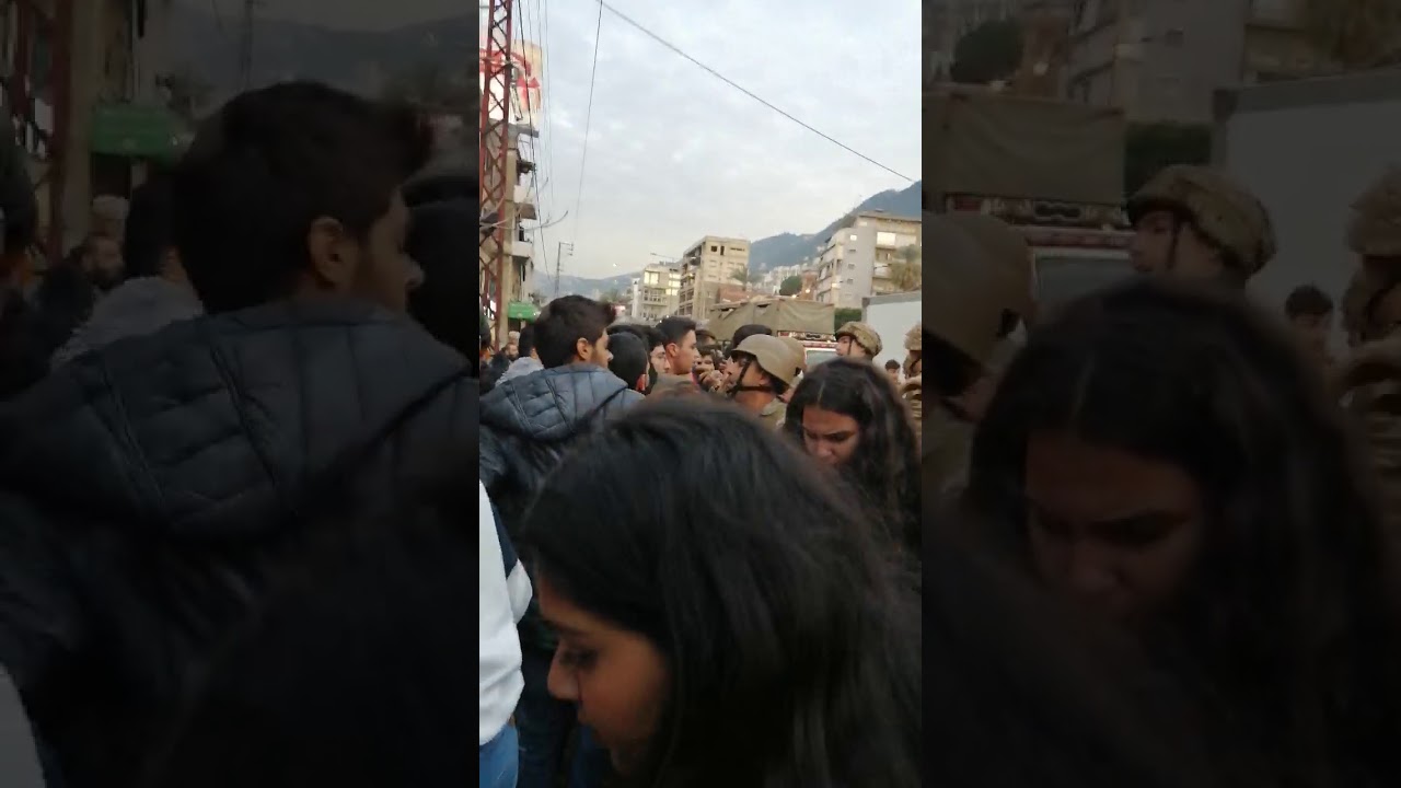 مواجهات بين الجيش والطلاب في جونية وعدد من التوقيفات