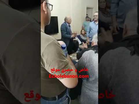 حصري، جانب اخر من ردة فعل الدكتور خالد قباني امام اهالي بيروت